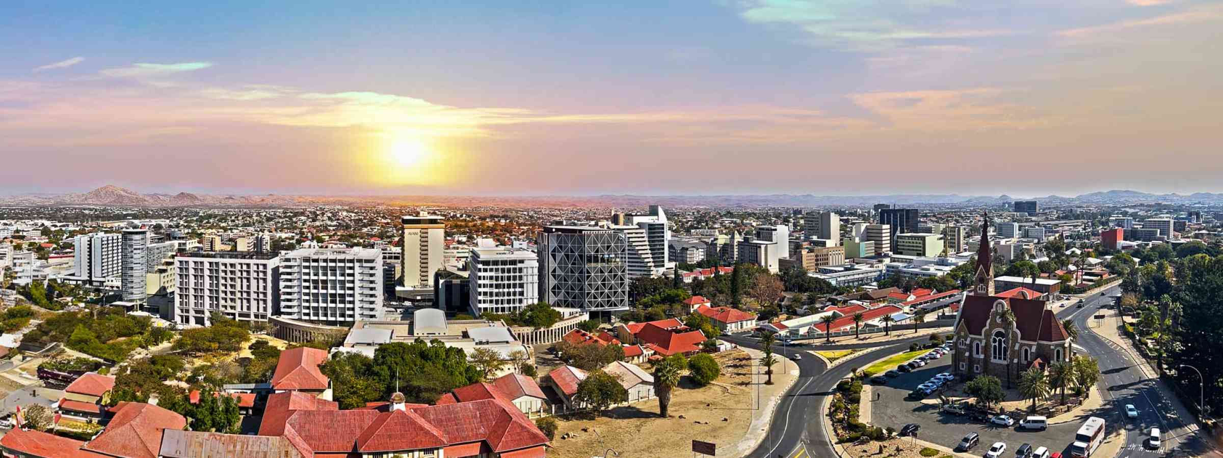 Namibia city scape Namibia city scape